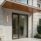 Modern Minimalist Aluminum Porch Canopy | Pre-Engineered Front Door Awning Kit